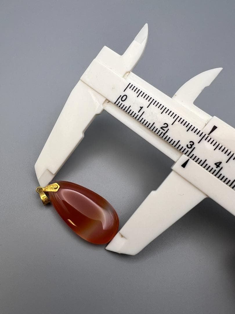 【海】24金　聚宝千足　刻印　メノウ　瑪瑙　ペンダント　重量約４．５ｇ