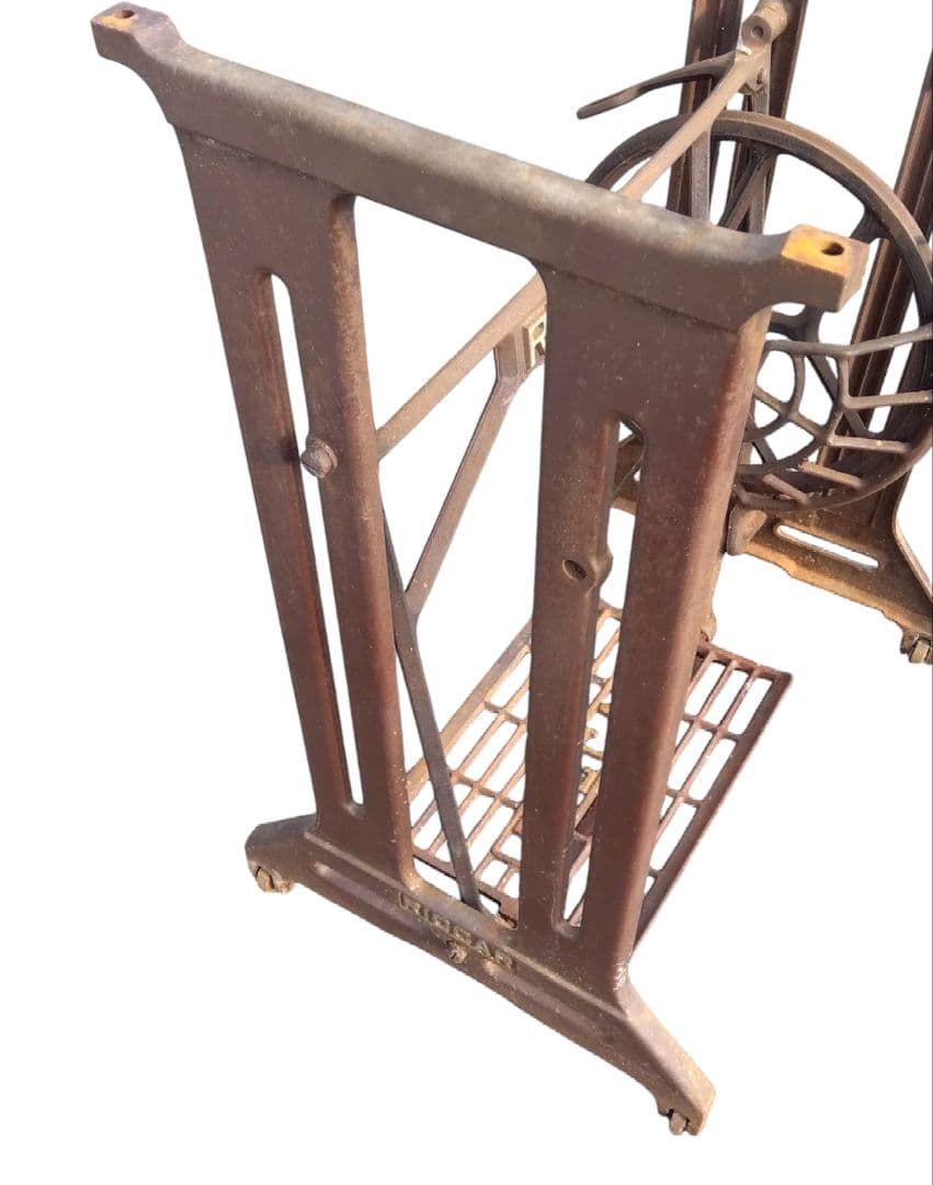 昭和レトロ　RICCAR　足踏みミシン　ミシン台