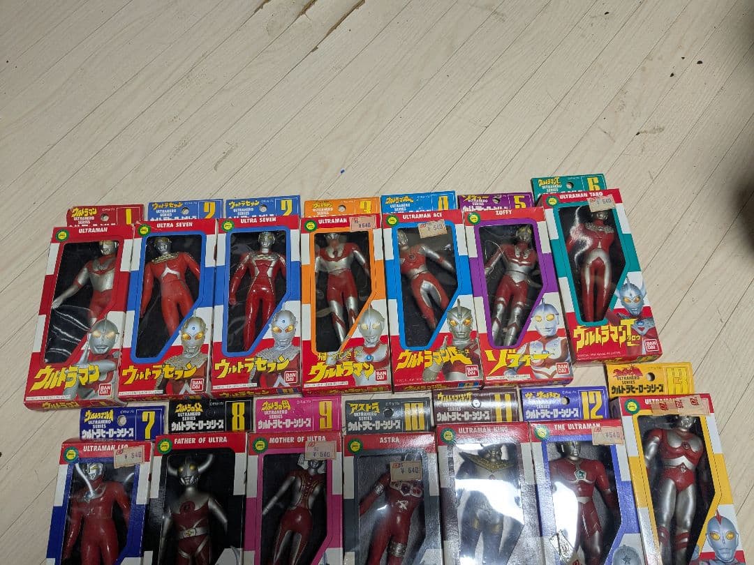 ウルトラマン　ウルトラヒーローシリーズ　ソフビ　フィギア　箱+まとめ売り