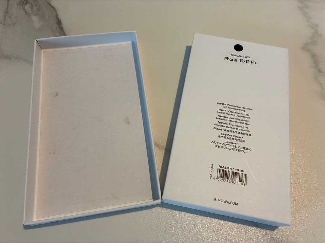 RIMOWA ブラック iPhone12・12pro ケース