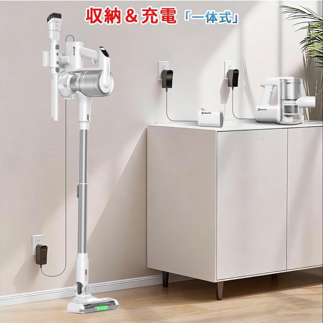 強力吸引‼️ コードレス掃除機 サイクロン 軽量 スティッククリーナー 新品