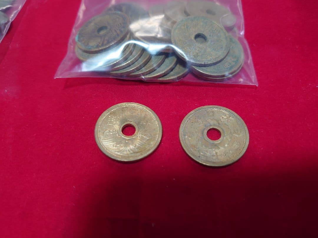 古銭 まとめ売り 半銭 五十銭 他色々 1855ｇ 洗浄品 硬貨 日本