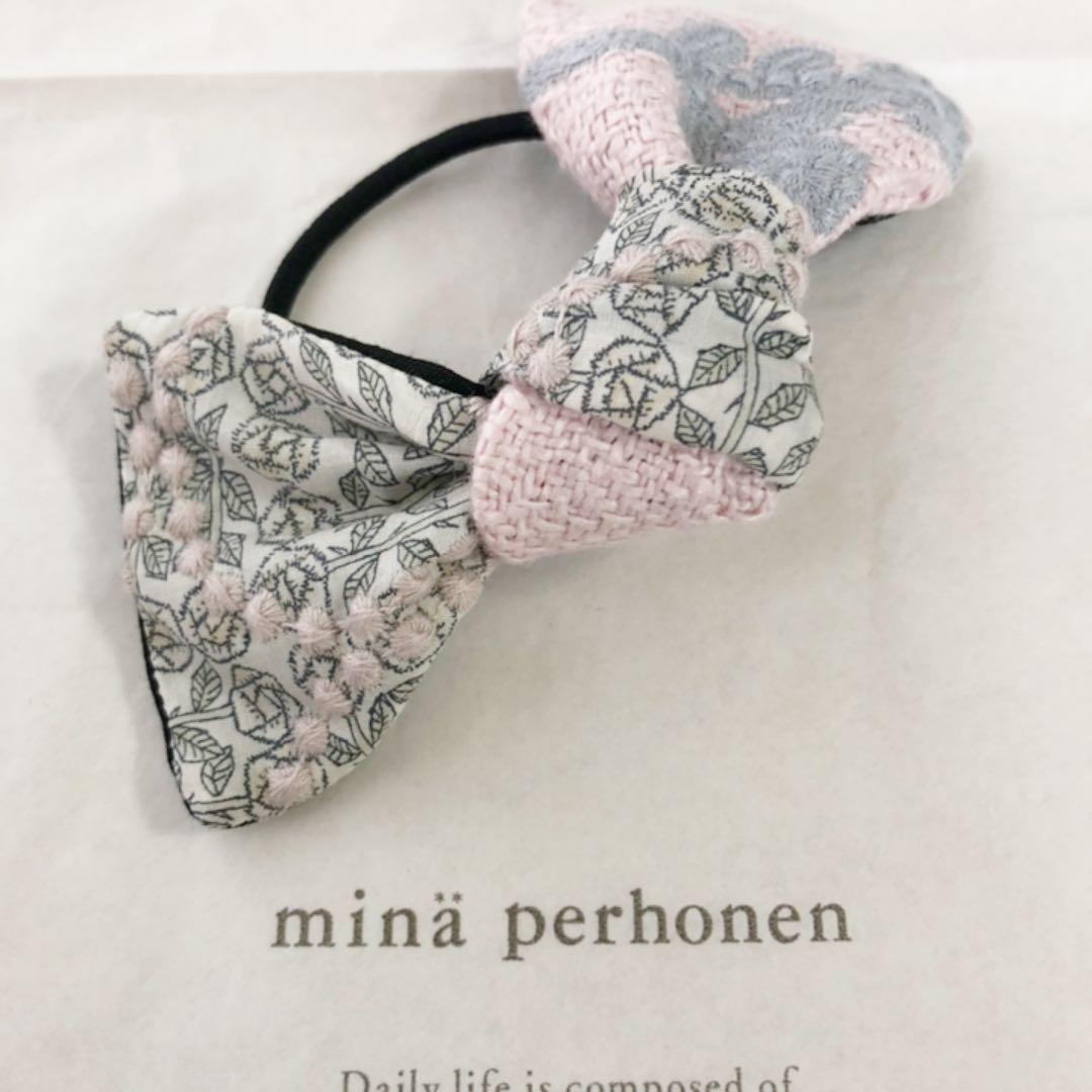 NO.379 ミナペルホネン ハンドメイド　ヘアゴム