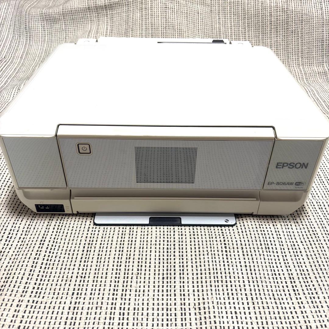 通電動作確認済　難有　EPSON 本体 EP-806AW　取説　電源コード有