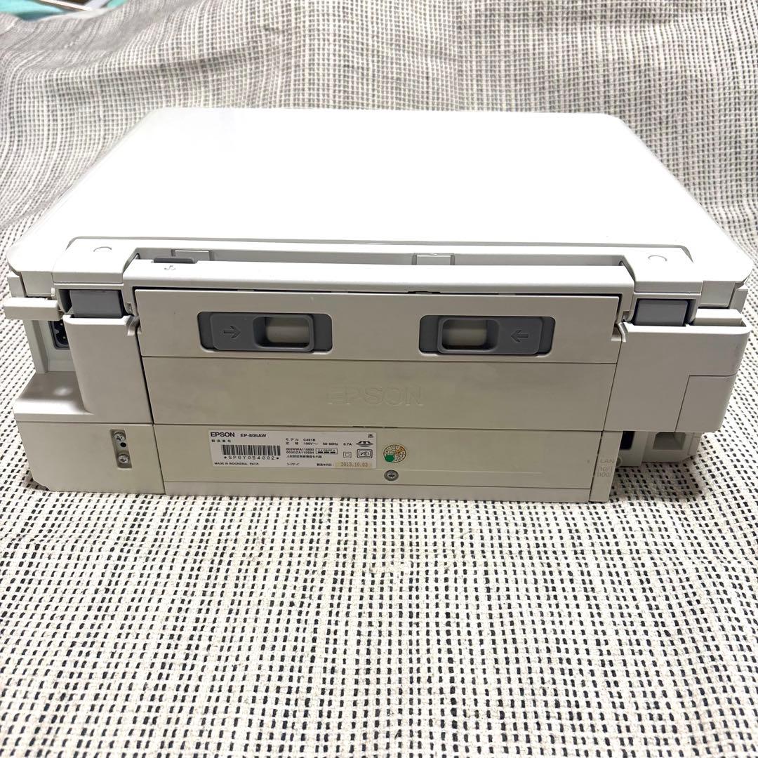 通電動作確認済　難有　EPSON 本体 EP-806AW　取説　電源コード有