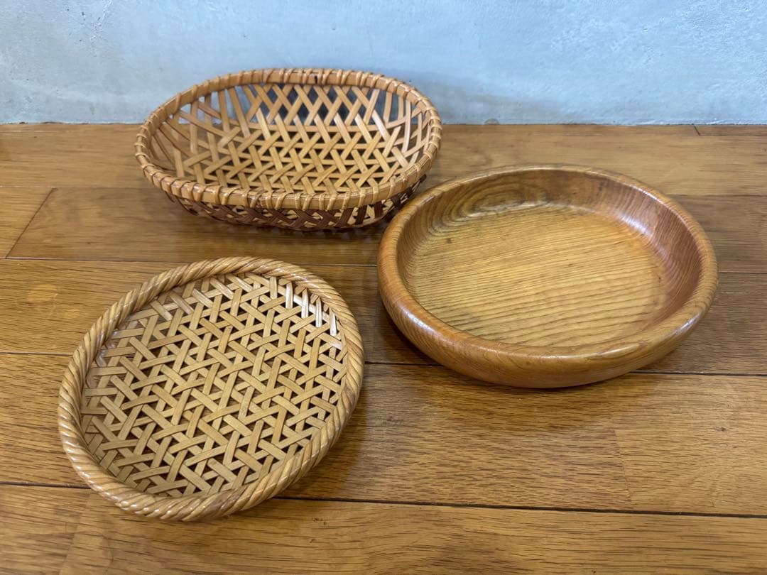 別府かご　玉の湯　３個セット