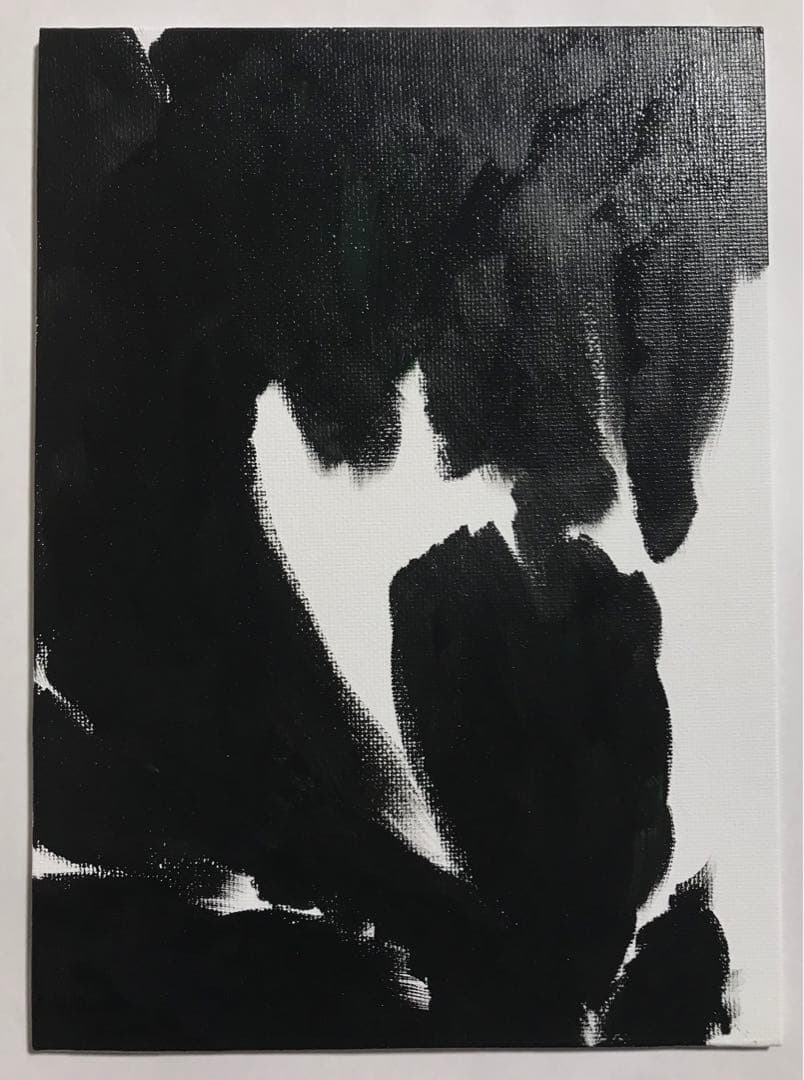 アクリル画 無題 122 『朝露』