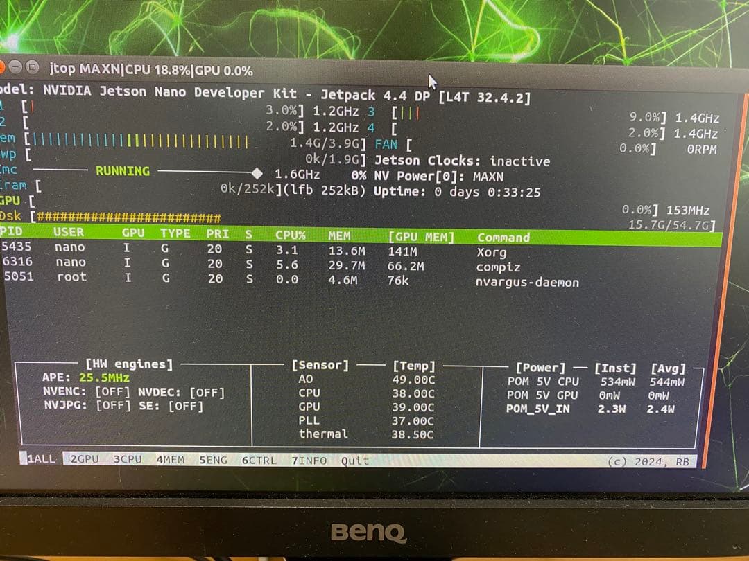 ミニPC NVIDIA Jetson nano 4gb