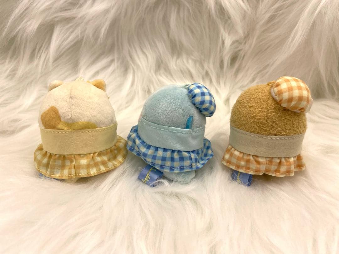 すみっコぐらし　夢てのりぬいぐるみ　ねこ　とかげ　とんかつ　3点