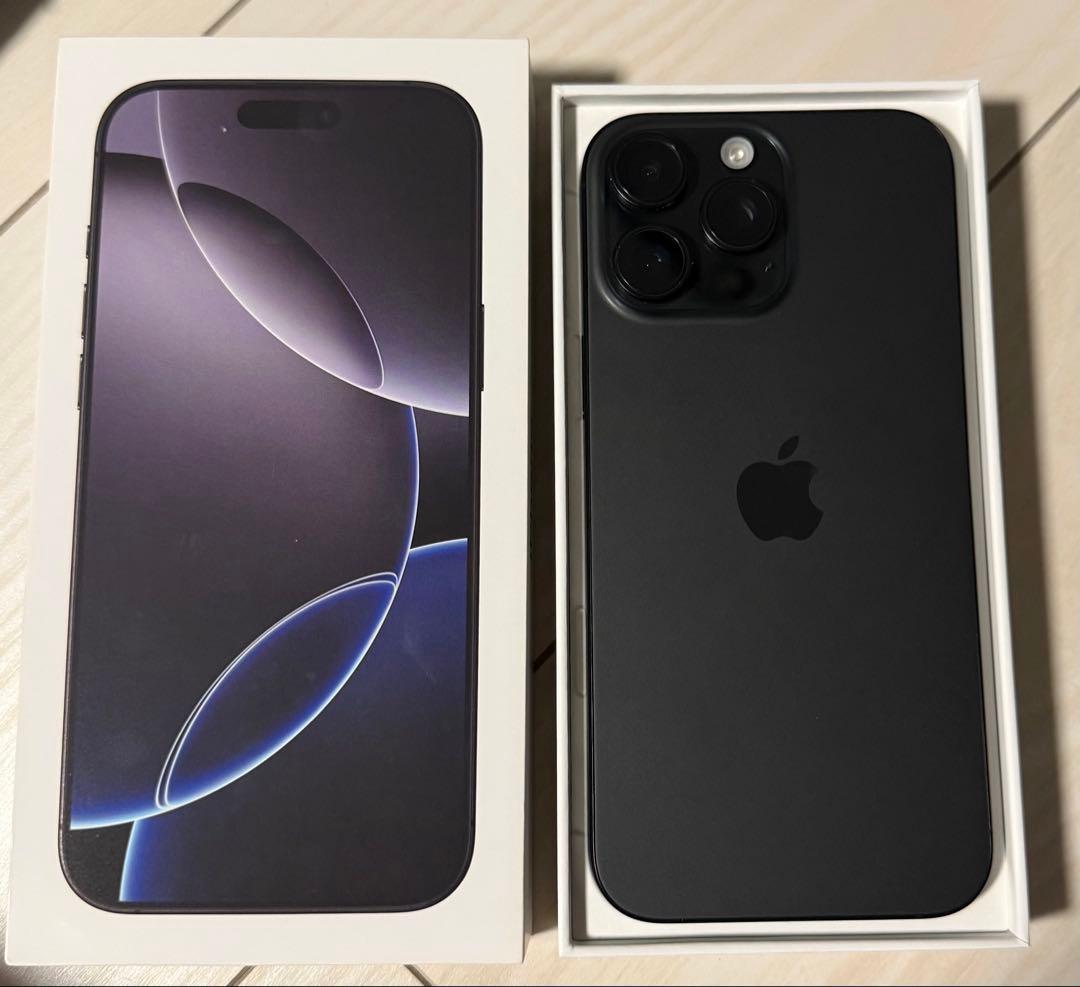 iPhone16promax 256GB ブラック SIMフリー