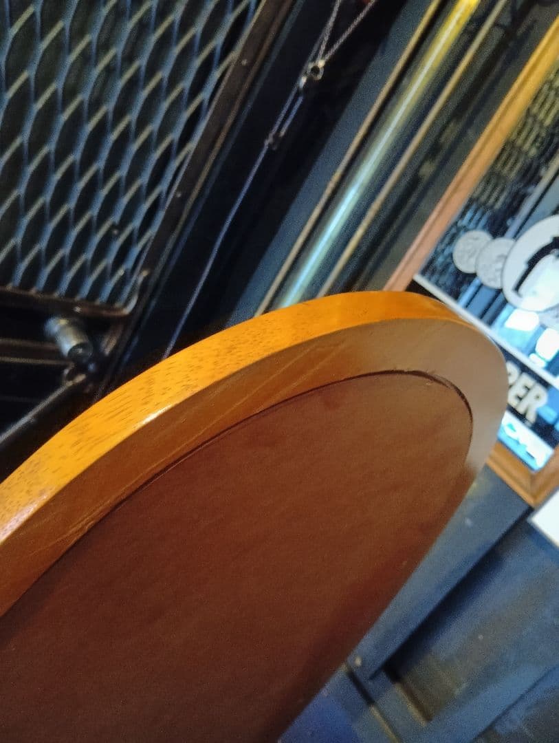 オーバル　コロニアル　スタンド　ミラー　ナチュラル　無垢材　姿見　全身鏡