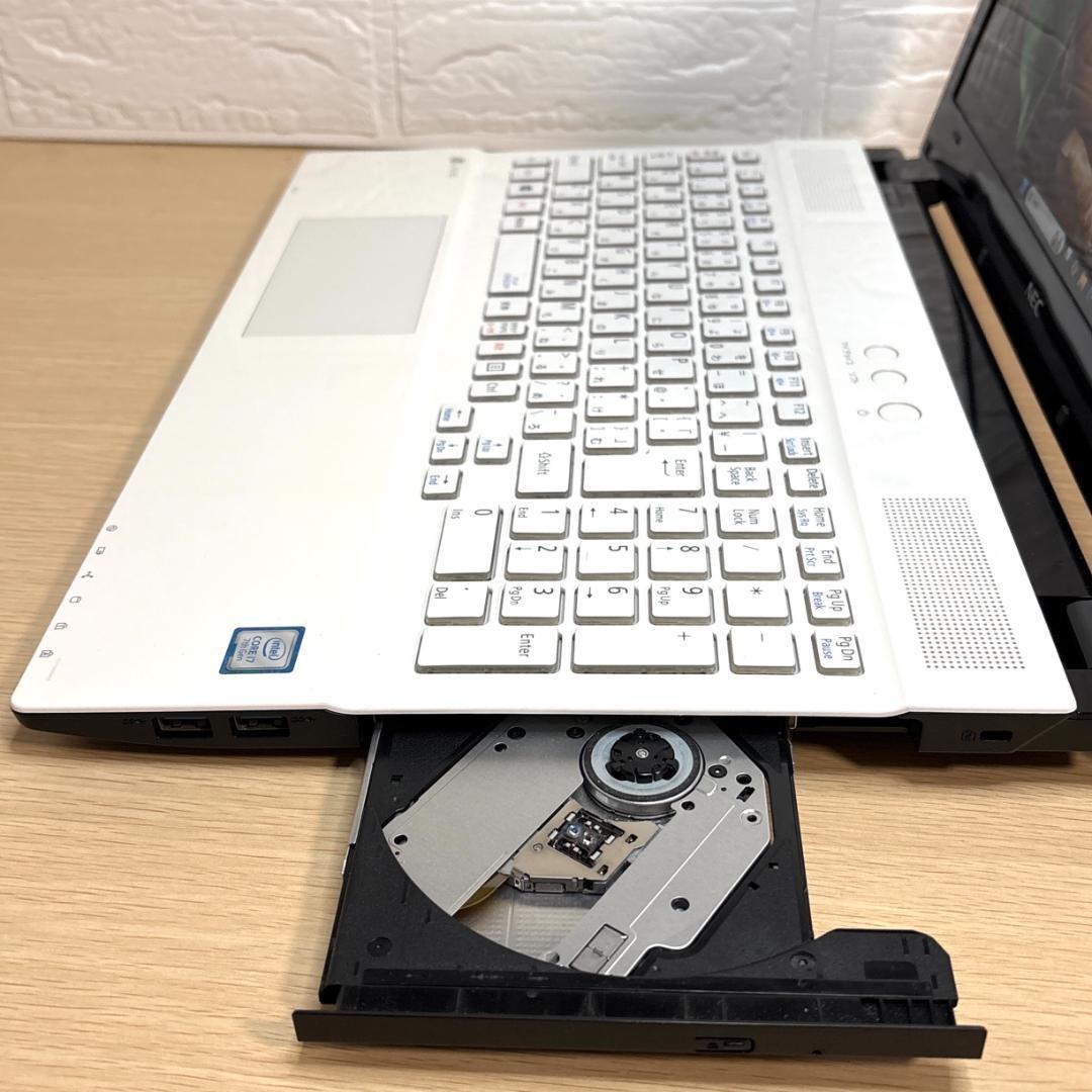美品！NECノートパソコン/i7/新品SSD/windows11/office付