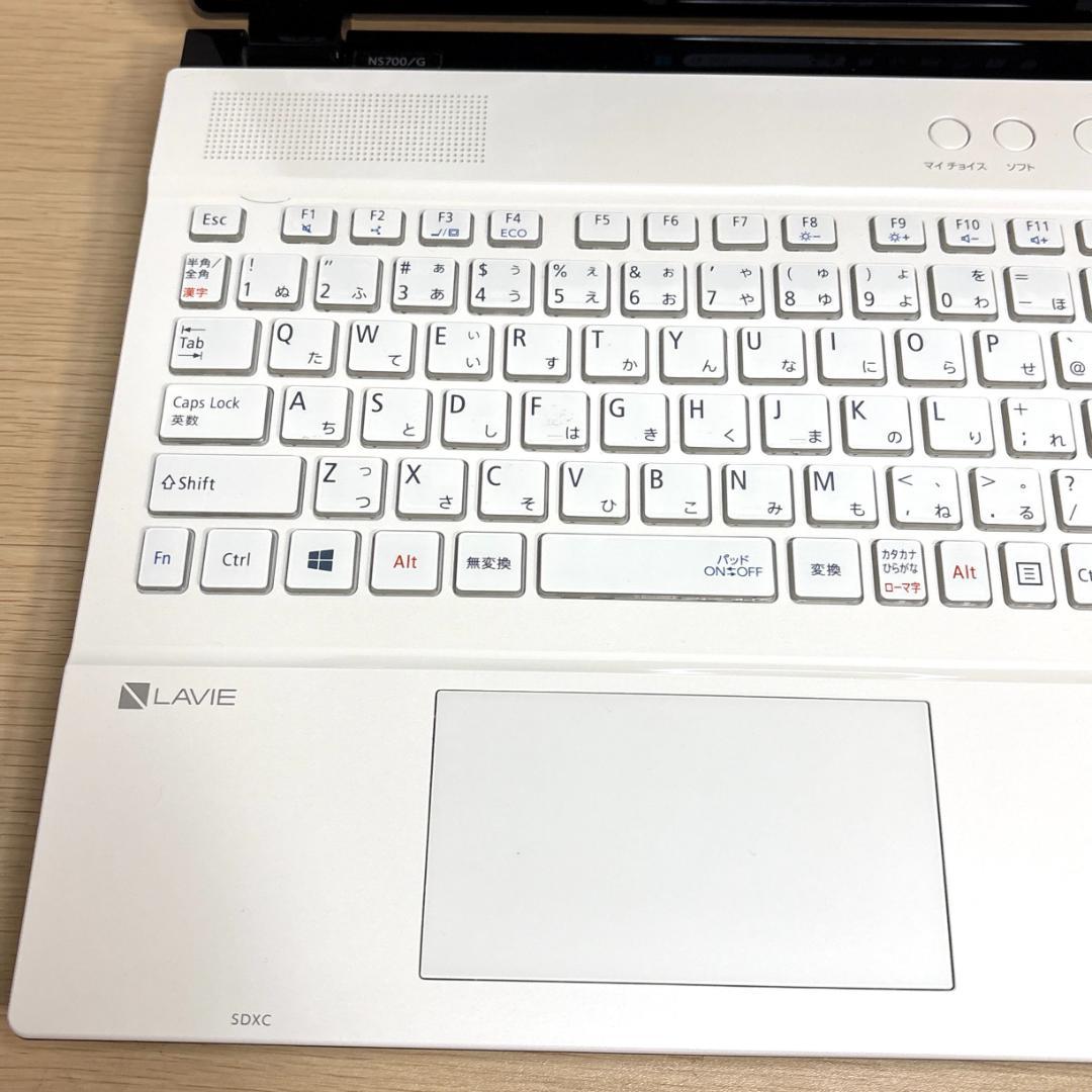 美品！NECノートパソコン/i7/新品SSD/windows11/office付