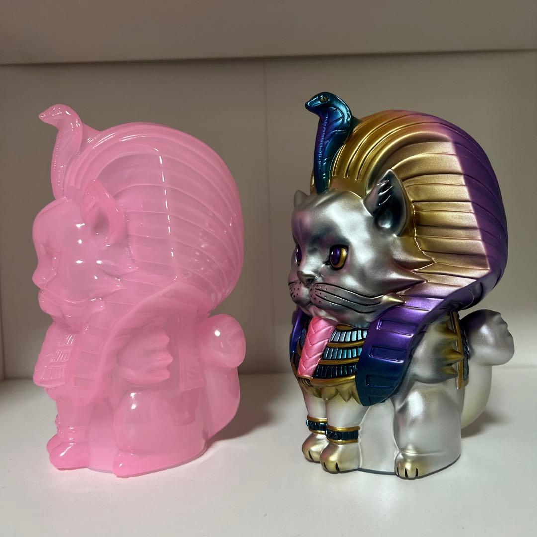 ししまるもも　ニャンラー　ソフビ2個セット