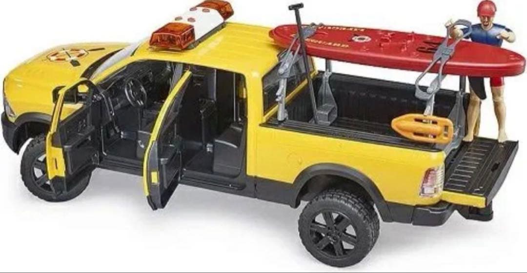 新品 ブルーダー Ram パワーワゴンSUP 乗り物 車 ライフガードトラック