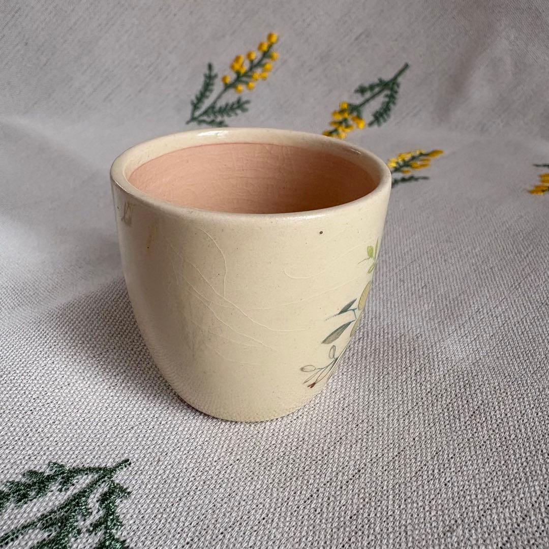 024 スージークーパー　スワンシースプレイ　エッグカップ　ピンク