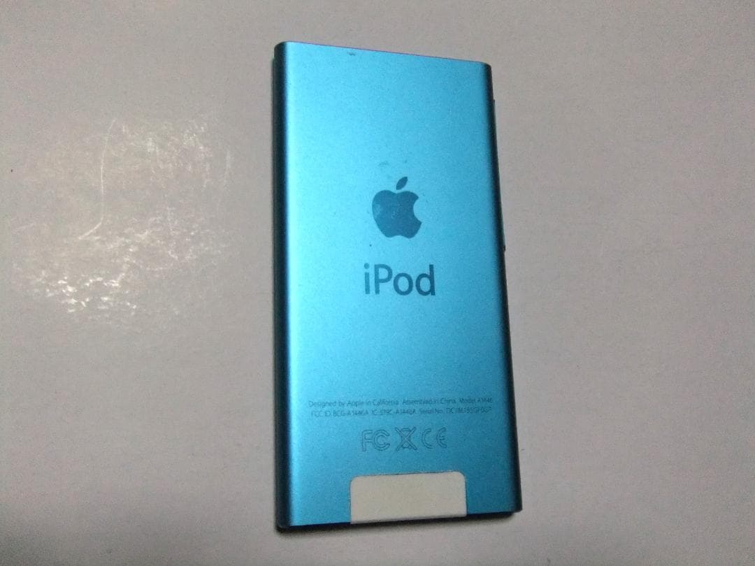 新品バッテリー交換 iPod Nano 16GB (第7世代) ブルー