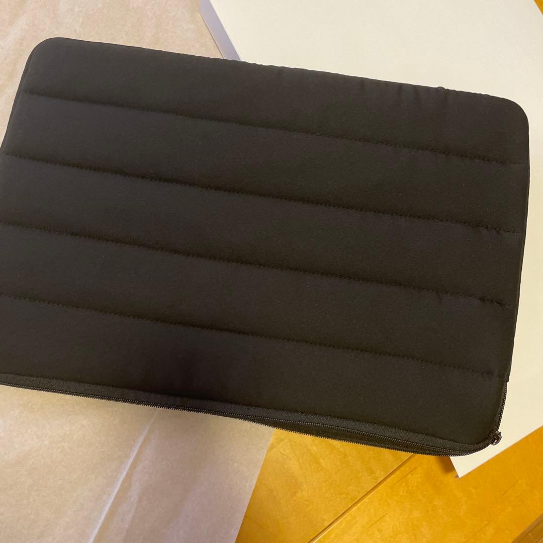 CHANEL ブラック ノートPCケース キルティング