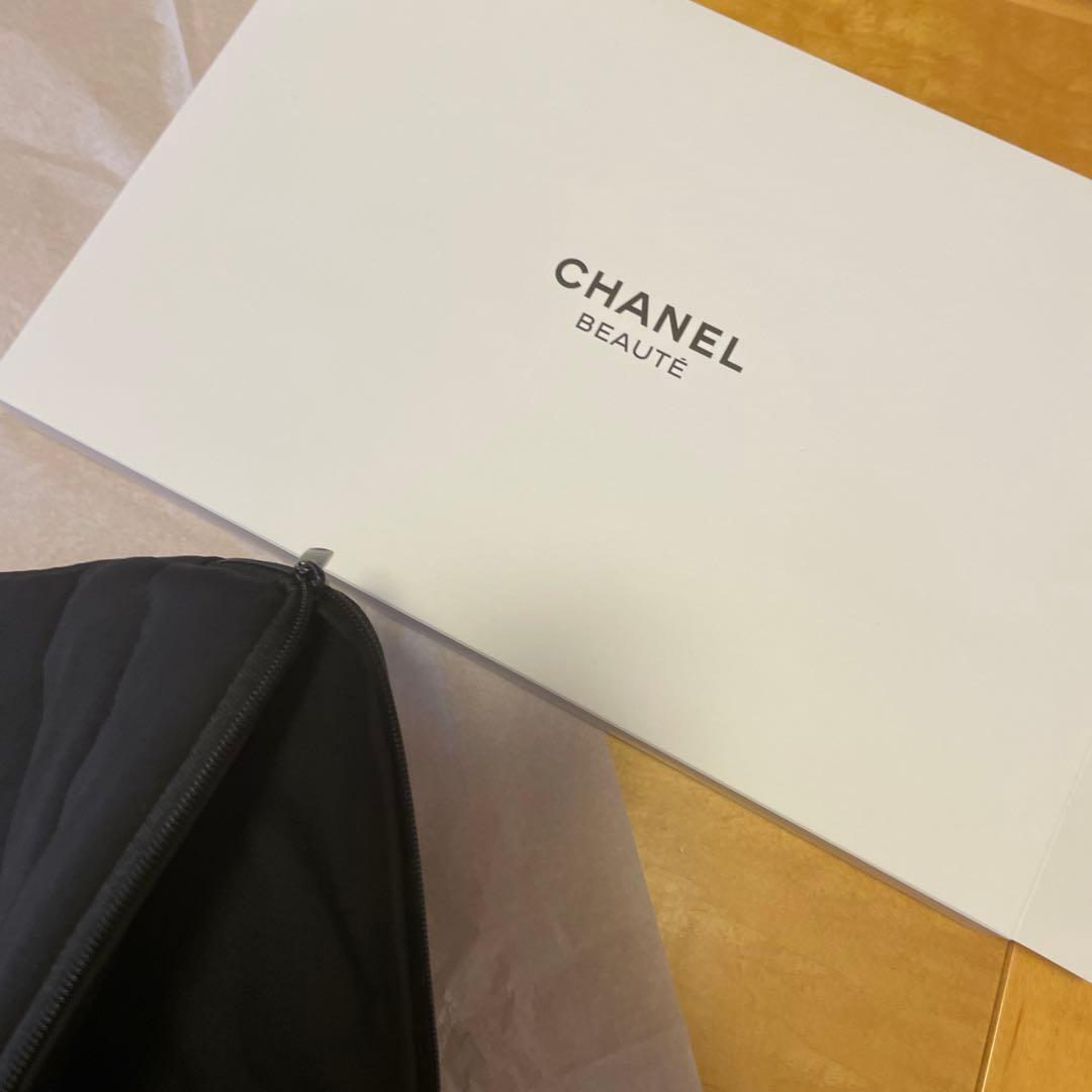 CHANEL ブラック ノートPCケース キルティング
