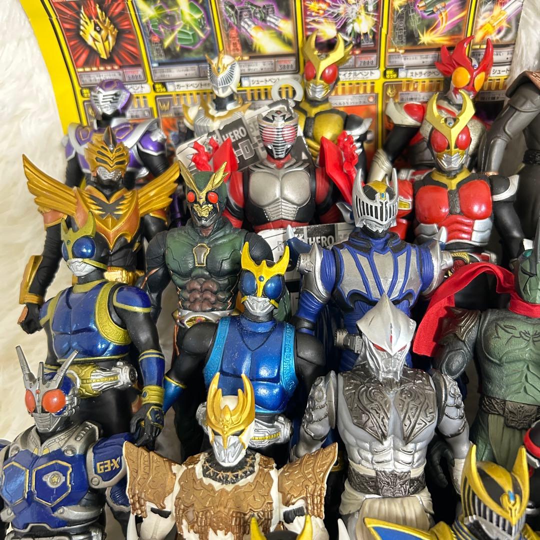 仮面ライダー ソフビ フィギュア 他　235個　大量まとめ　BANDAI