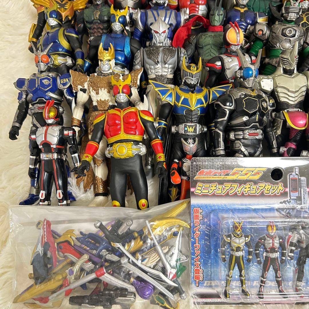 仮面ライダー ソフビ フィギュア 他　235個　大量まとめ　BANDAI