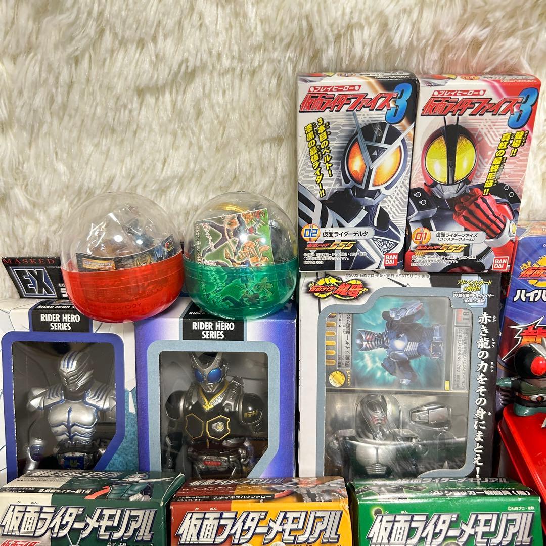 仮面ライダー ソフビ フィギュア 他　235個　大量まとめ　BANDAI