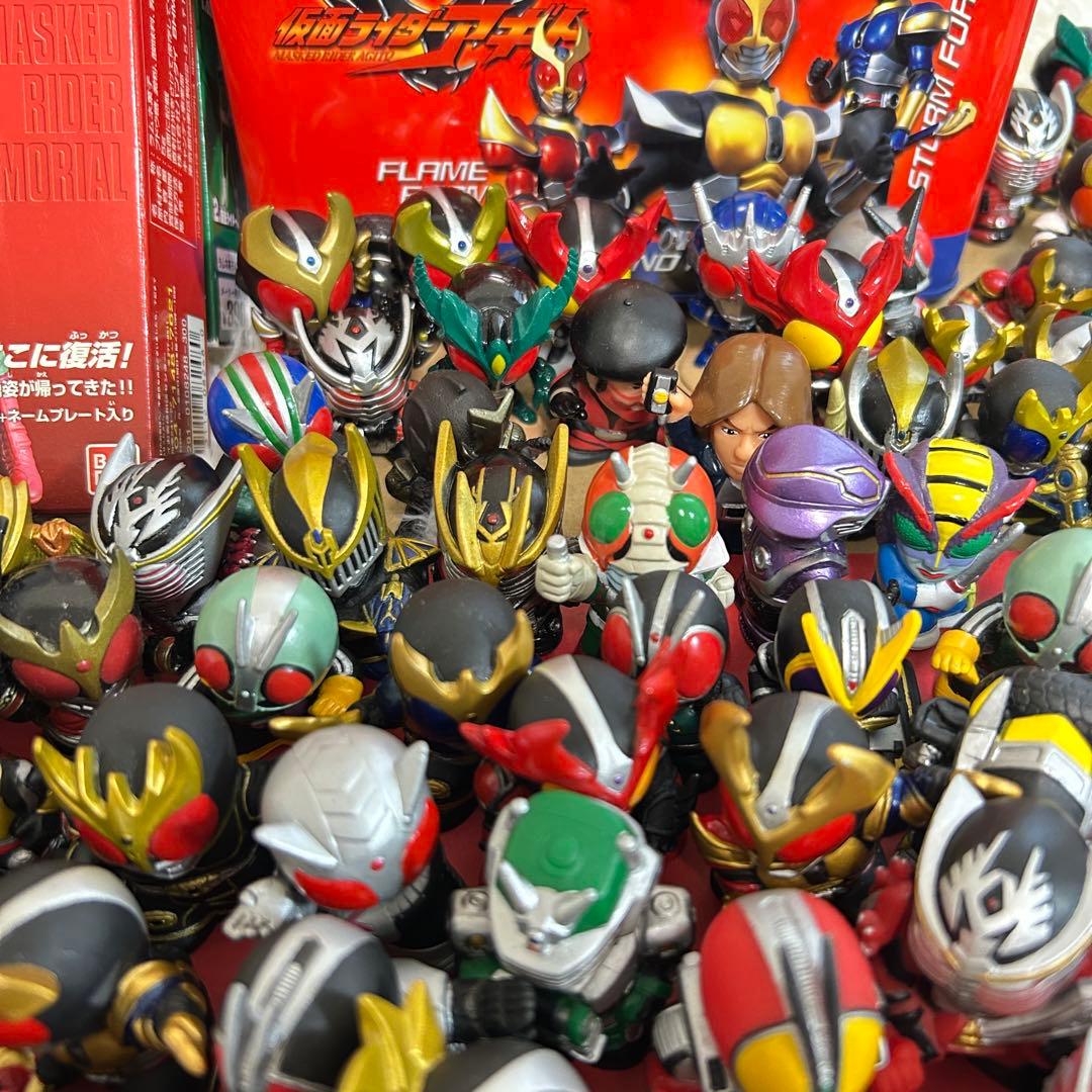 仮面ライダー ソフビ フィギュア 他　235個　大量まとめ　BANDAI