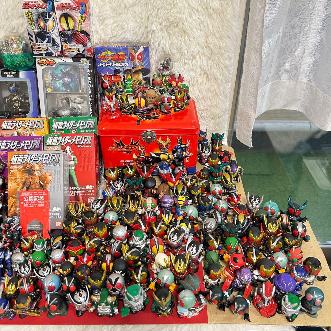 仮面ライダー ソフビ フィギュア 他　235個　大量まとめ　BANDAI