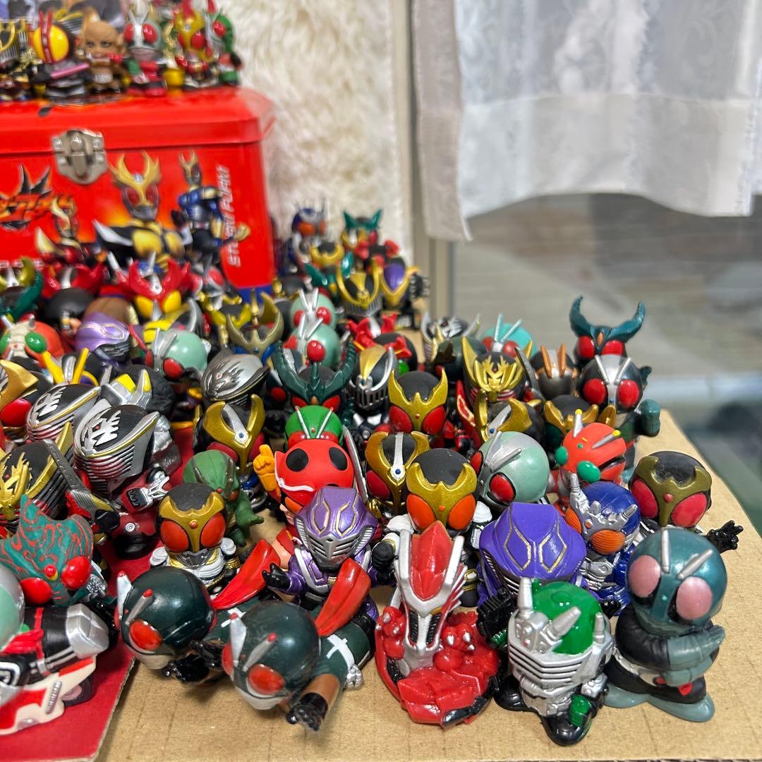 仮面ライダー ソフビ フィギュア 他　235個　大量まとめ　BANDAI