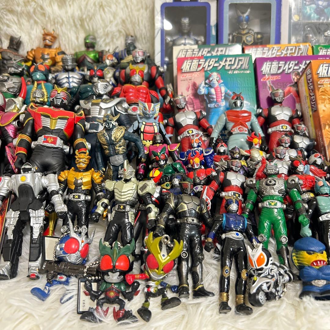 仮面ライダー ソフビ フィギュア 他　235個　大量まとめ　BANDAI