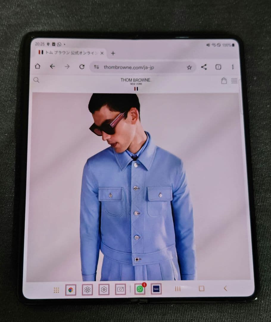 希少Thom Browneトムブラウン Galaxy Z Fold5本体&Sペン
