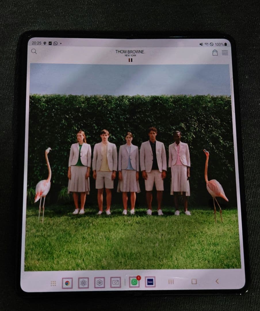 希少Thom Browneトムブラウン Galaxy Z Fold5本体&Sペン