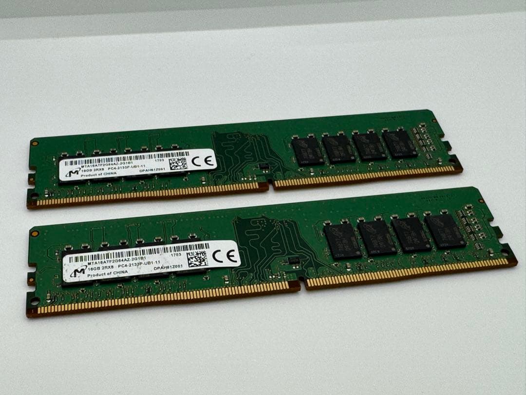 （19）PCメモリー DDR4-2133 16GB2枚