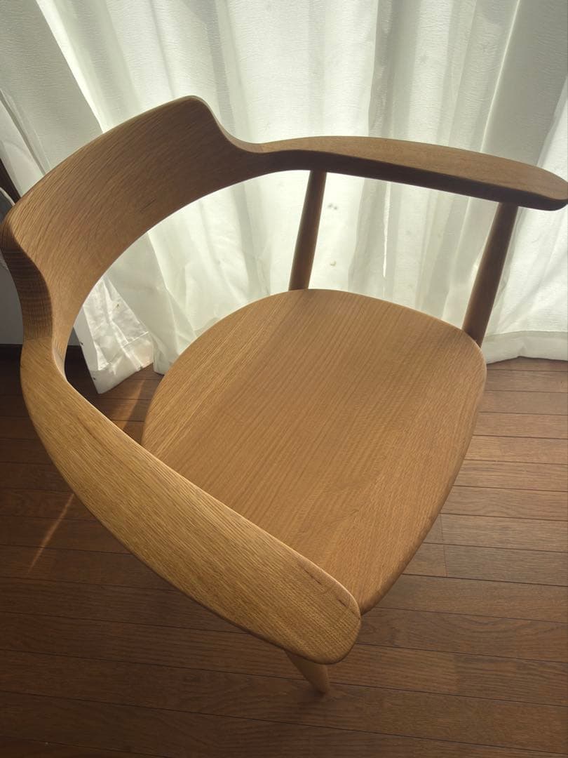 HIDA アームチェア 飛騨産業　東京インテリア　TT201 WO色①