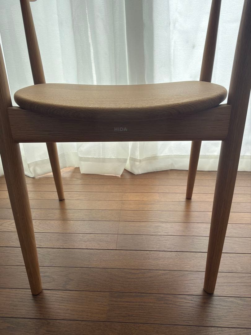 HIDA アームチェア 飛騨産業　東京インテリア　TT201 WO色①