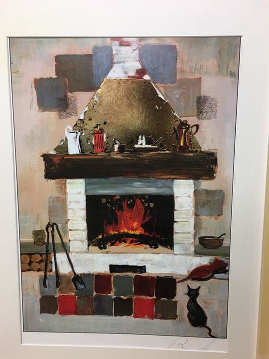 バアリイ  アメリカ シルクスクリーン70センチ50センチ額縁無し