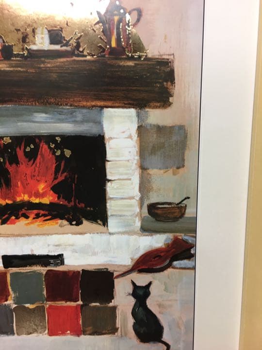 バアリイ  アメリカ シルクスクリーン70センチ50センチ額縁無し