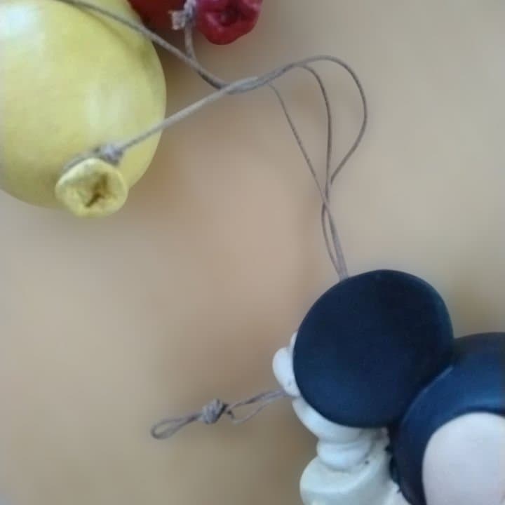 ミッキーマウス バルーン付き大きいフィギュア