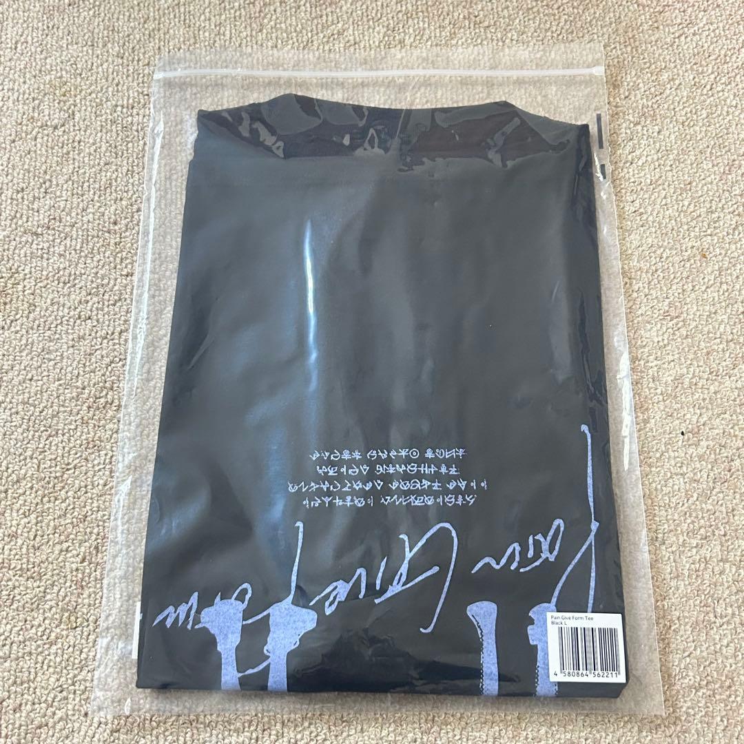 【未使用】 Lサイズ ペインギブフォーム 形 Tシャツ Black ずとまよ