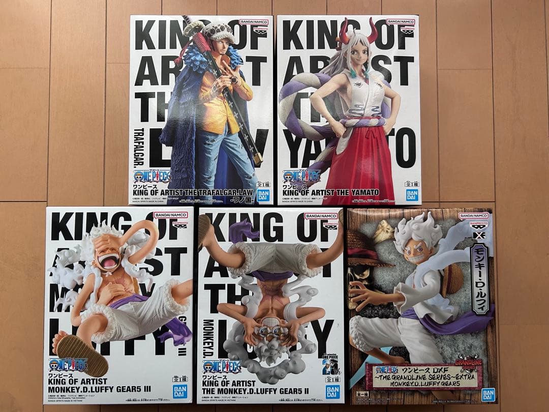 ワンピース フィギュア まとめ売り ルフィ ギア5 ロー ヤマト KOA DXF