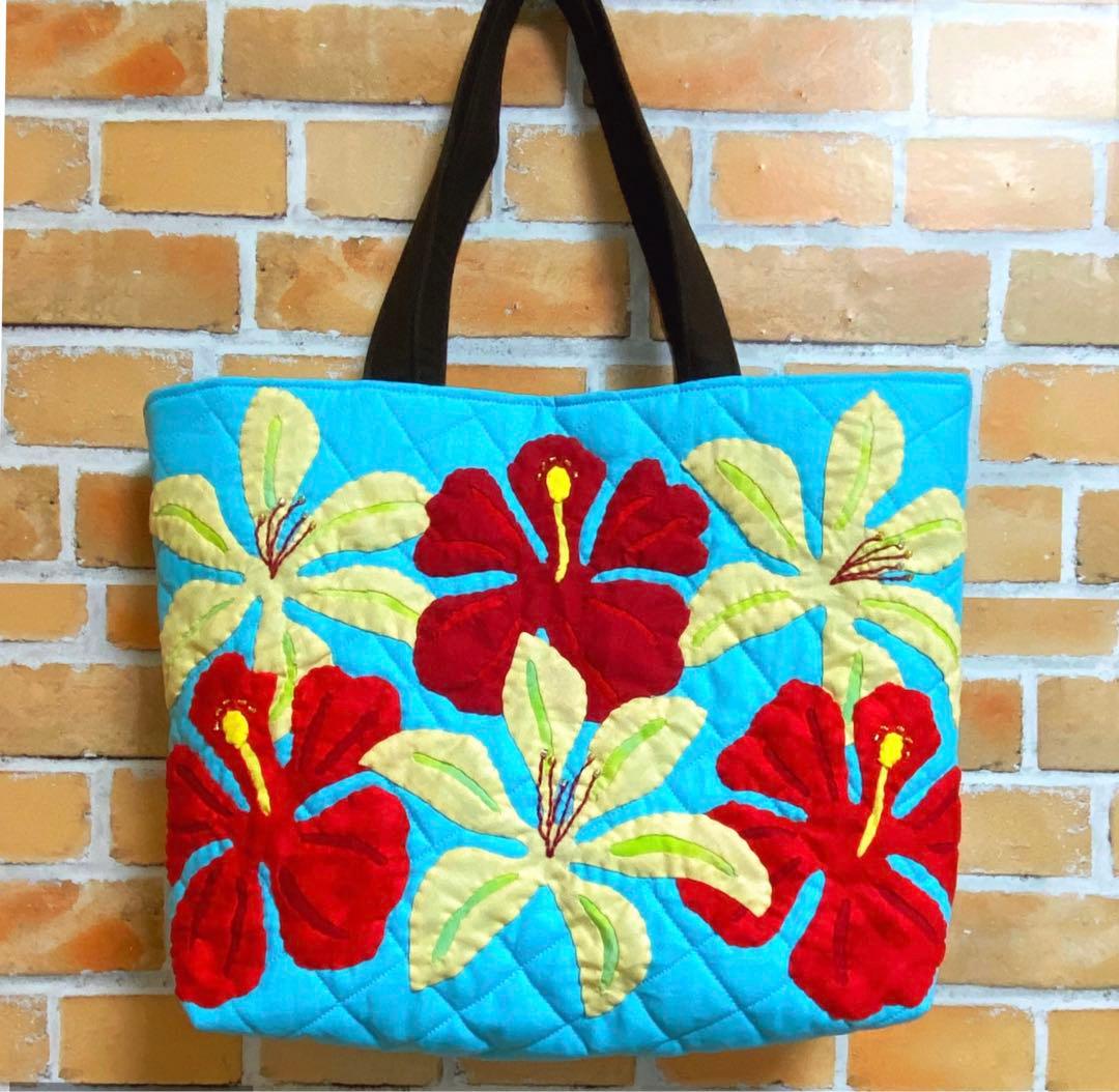 ハワイアンキルトバッグ