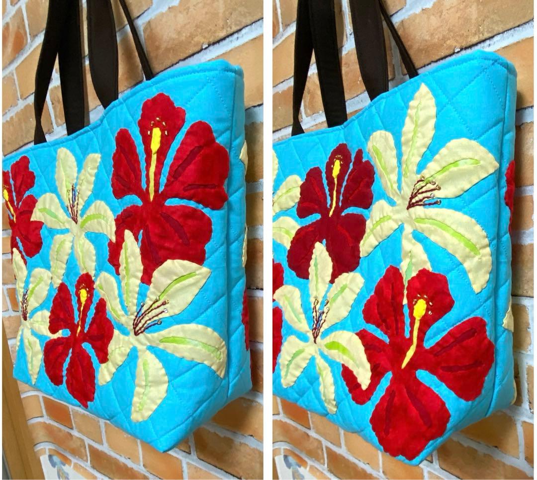 ハワイアンキルトバッグ