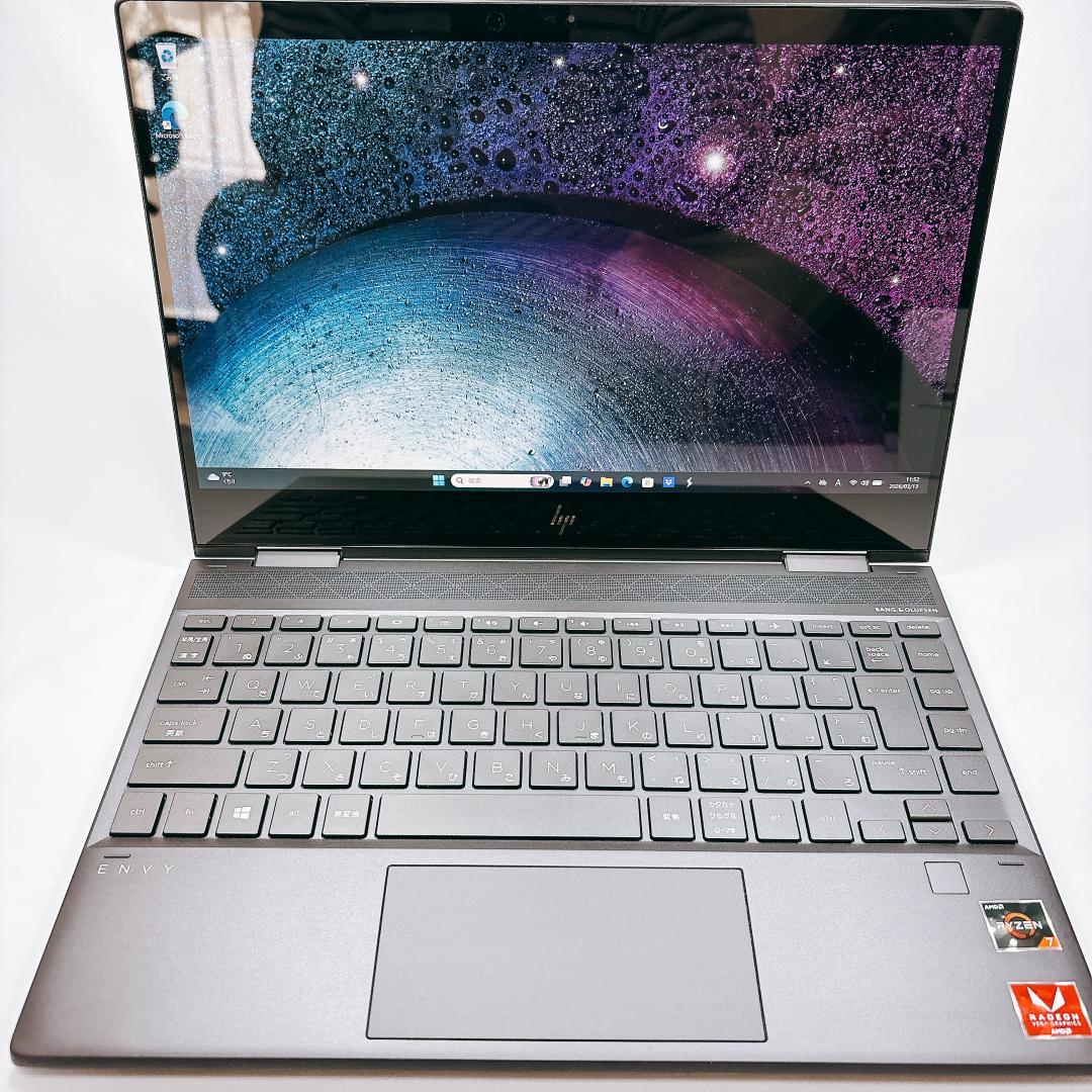 ★Ryzen7・16GB★HP ENVY x360 2in1 SSD512