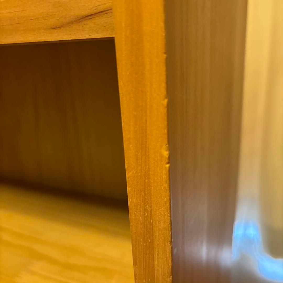 モモナチュラル スリムワゴン タイルトップ