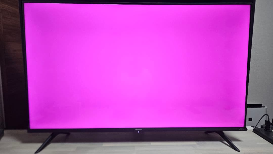 美品 ハイセンス 43V型 4K対応液晶テレビ 4Kチューナー内蔵 43E65G