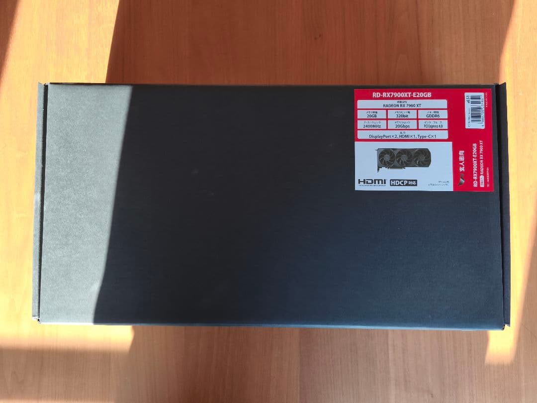 RX 7900 XT 20GB グラフィックボード