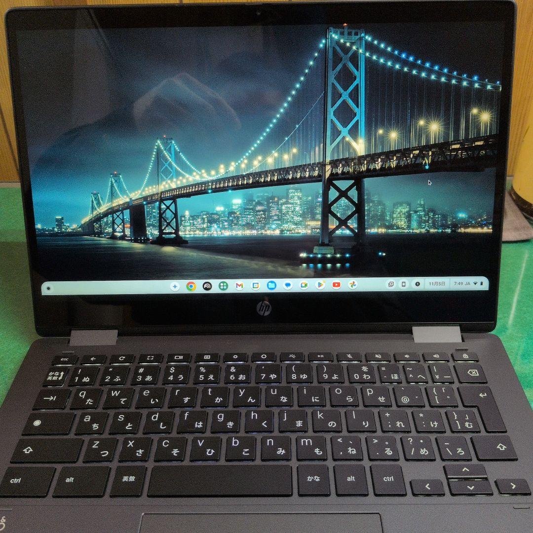 Chromebook本体 HP Chromebook x360 13b-ca0000MU