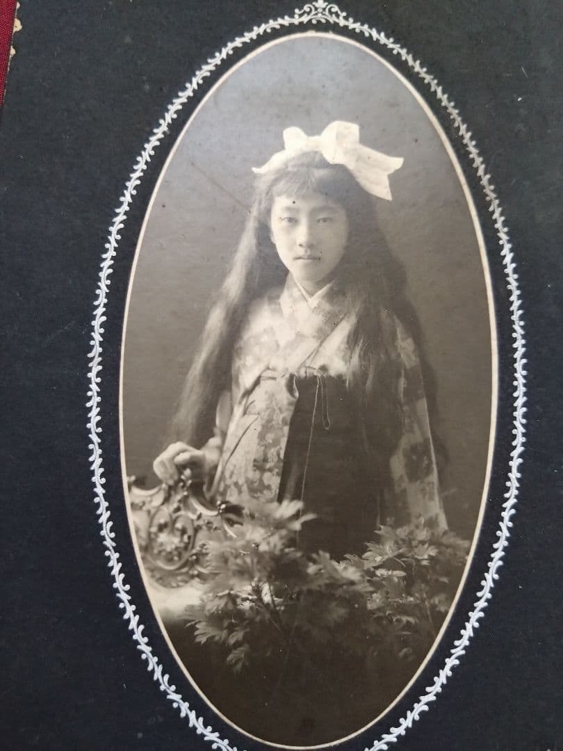 明治時代　森村組　ノリタケ創設者　大倉和親一族　肖像写真　写真家【陽利木丸】撮影