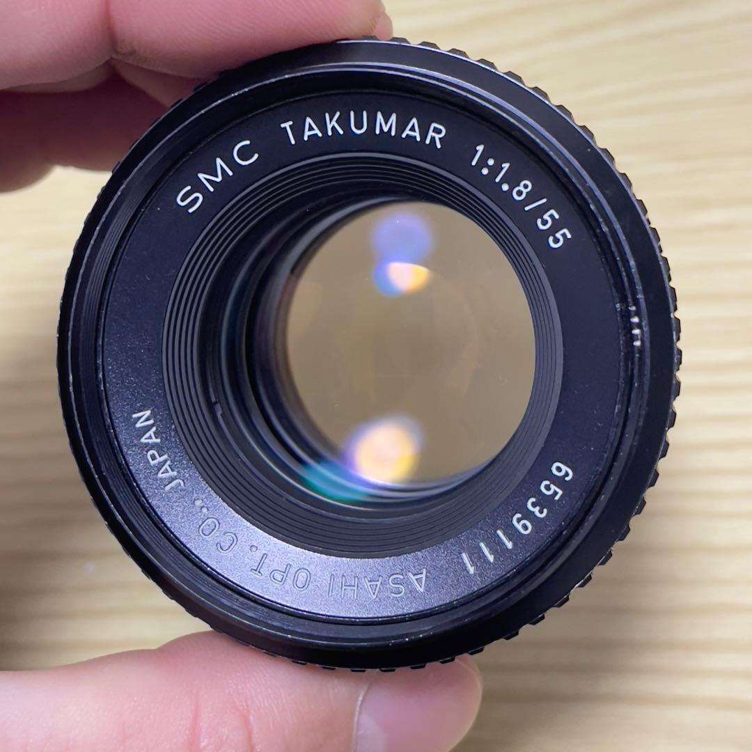 【完動品】SMC TAKUMAR 55mm f1.8 M42マウント