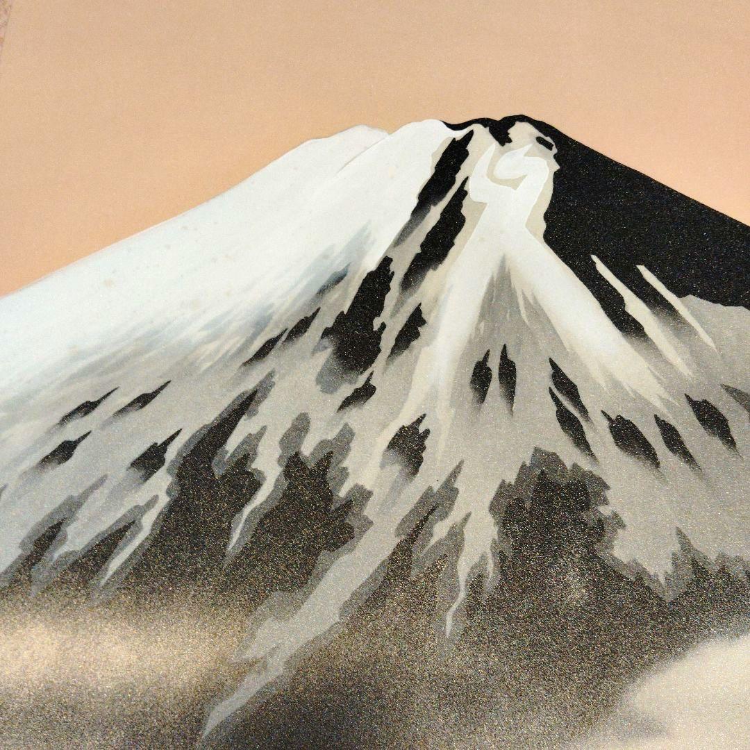 富士掛軸 富士山 小野萬翠 茶掛 インテリア 床の間